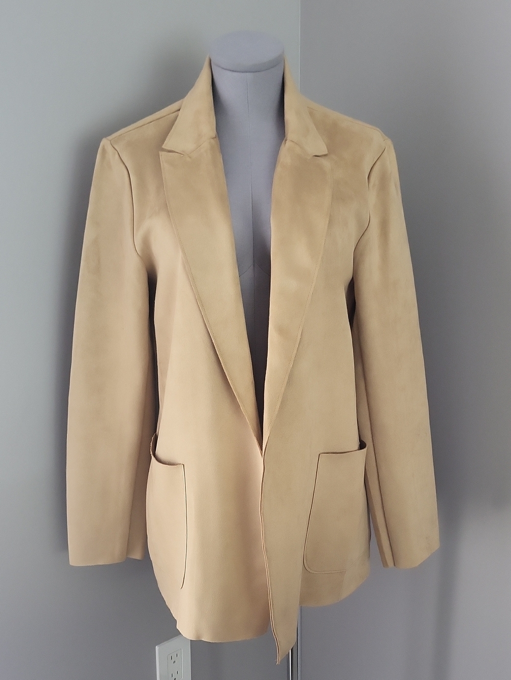 Premise Faux Suede Tan Jacket
